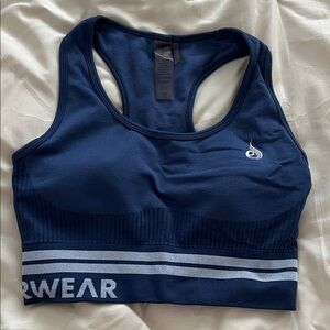 Navy Blue Sports Bra